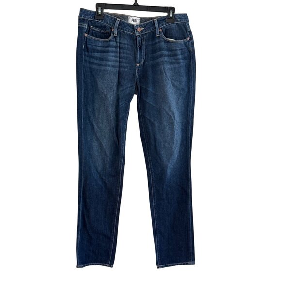 Paige Jimmy Jimmy Skinny Jeans Womens Size 28 Blue Denim Mid-Rise Comfort Stretc - Picture 1 of 6